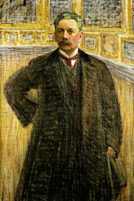 Eugene Jansson portratt av teaterchefen tor hedberg china oil painting image